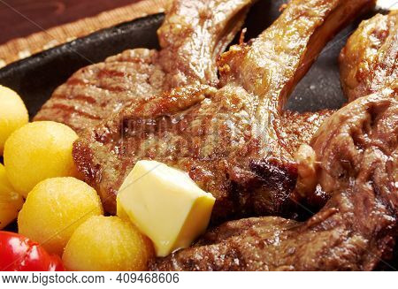 Portmanteau Lamb Chops, Dish Is So Called Because Close Up