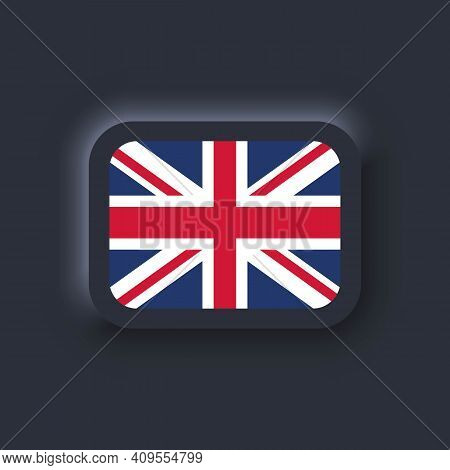 Flag Of United Kingdom. National United Kingdom Flag. United Kingdom Symbol. Vector. Simple Icons Wi
