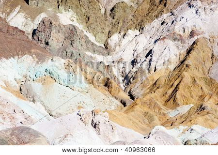 Konstnärens palett i konstnärens Drive, Death Valley National Park, Kalifornien, USA