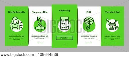Maternity Hospital Onboarding Mobile App Page Screen Vector. Hospital Prenatal Ward And Generic Chai