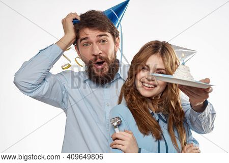Man And Woman Palpatine Talking Holiday Confetti Birthday