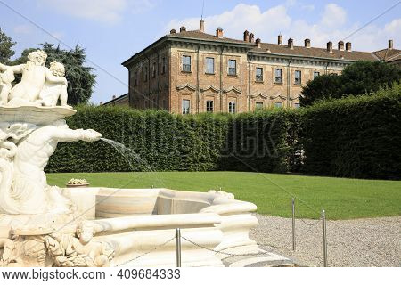 Lainate (mi), Italy - June 16, 2018: Villa Litta Borromeo Visconti Park, Lainate, Milan, Lombardy, I