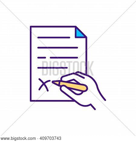 Vice President Rgb Color Icon. Company Top Management Jobs. Checking Company Workers Job Contracts. 