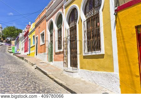 Olinda, Old City Street View, Brazil, South America