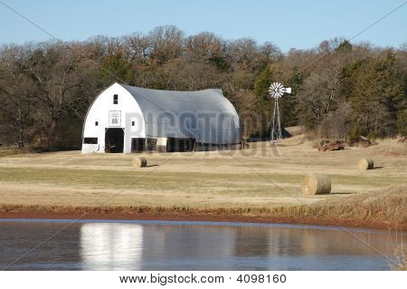 Granero de la ruta 66 en Arcadia, Oklahoma