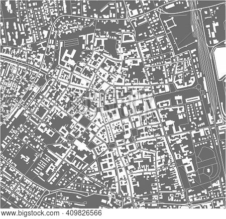 Map Of The City Of Ravenna, Italy