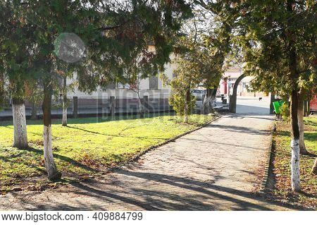 Historic centre of Lipova city, Arad, Romania, Europe       