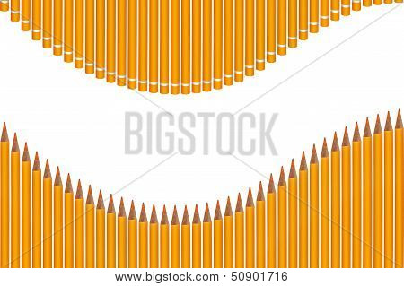 Colored Crayons Wave