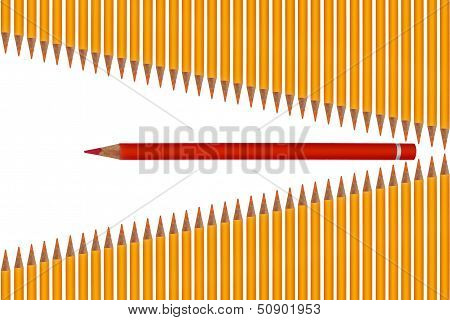 Spikey Colored Crayons