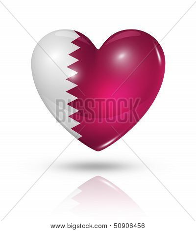 Love Qatar, Heart Flag Icon