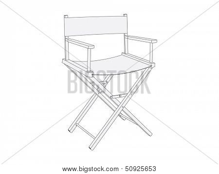 Movie director chair