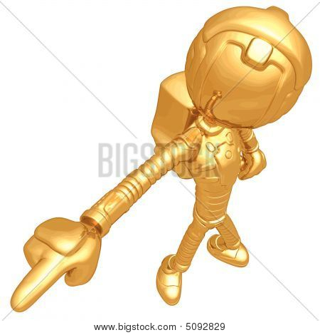 3D Astronaut vektor