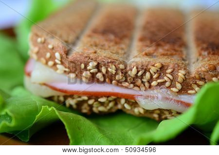 Integral Toast, Ham And Cheese Sandwich