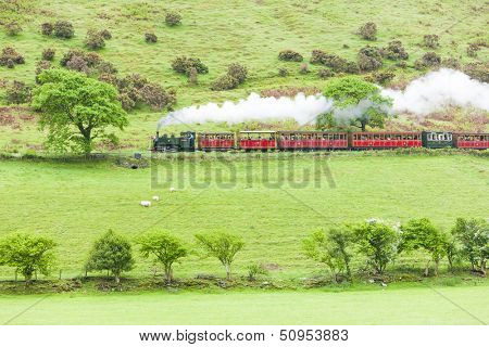 steam train, Talyllyn Railway, Wales