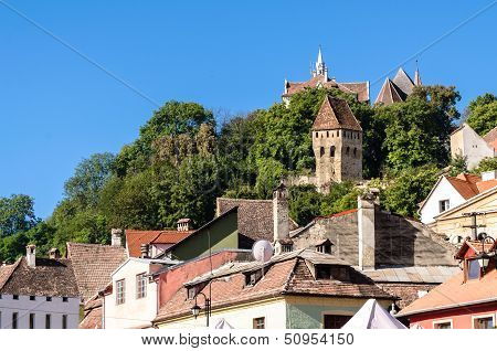 The Tin Coaters Tower And Medieval Roofs