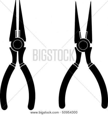 needle nose pliers symbols