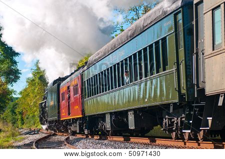 Steam Train Passing