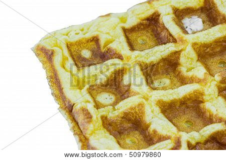 Freshly baked waffles