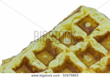 Freshly baked waffles