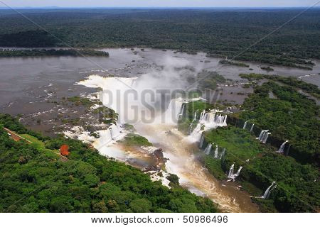 Iguazu waterfalls, the most famous in the world. 