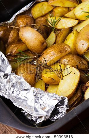 Rusic Style Baked Potato