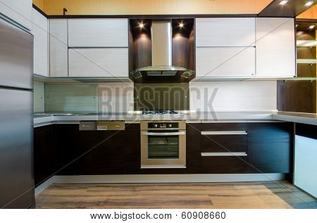 Interior of modern kitchen