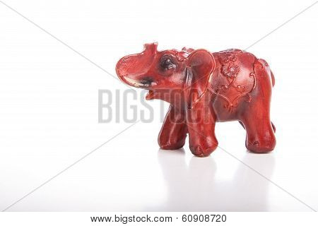 Elephant, Isolated On White Background