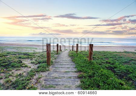 Path That Refreshes The Soul.  Beach Sunrise Australia