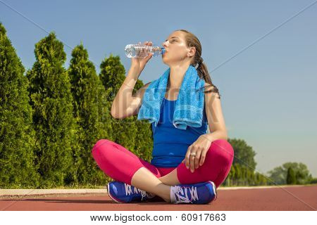 Woman Drinking Water