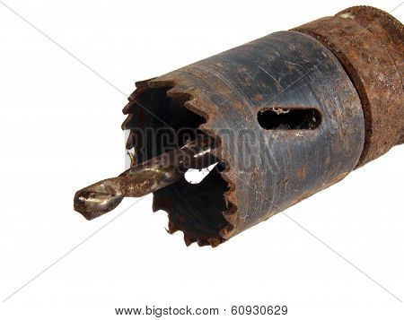 Old, Rusty Drill Bit.