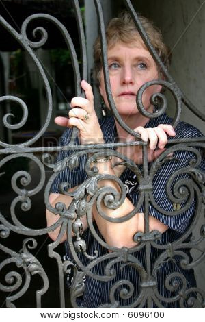 Vrouw achter raspen