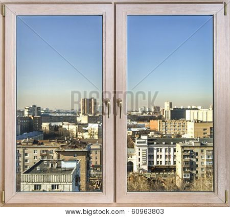 View To The City Through New Windows