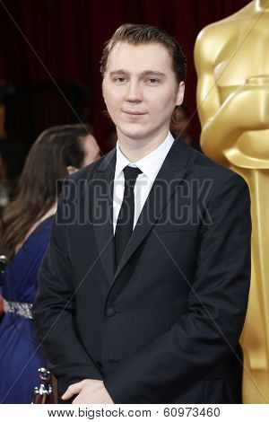 LOS ANGELES - MAR 2: Paul Dano  at the 86th Annual Academy Awards at Hollywood & Highland Center on March 2, 2014 in Los Angeles, California