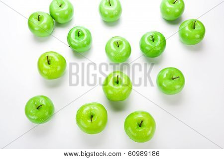 Close-up Of An Apple Green