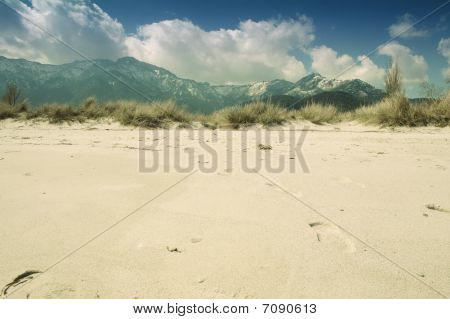 Mountain view in Thassos island, Greece