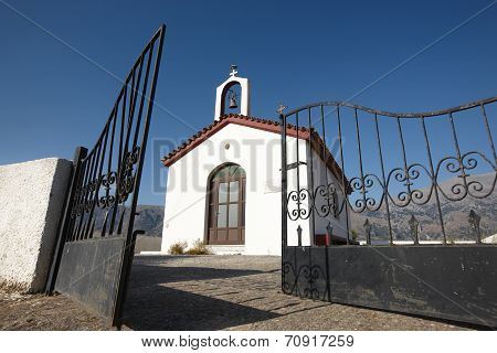 Traditional Greek Church In Amari Valley. Crete. Greece