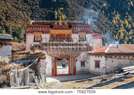 Temples In Yading