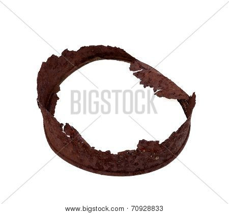 Frame Of Rusty Tin Can