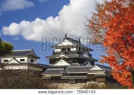 Matsuyama Castle in Matsuyama, Japan.