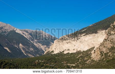 Chalk Cliffs Of Mt Princeton Colorado