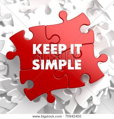 Keep it Simple on Red Puzzle.