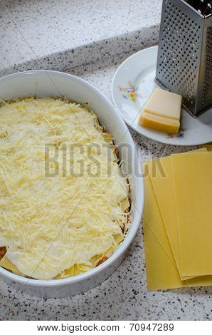 Lasagne Bolognese Preparation