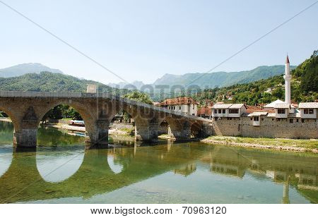 Old Stone Bridge In Konjic