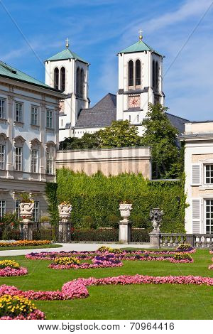 Mirabell Garden In Salzburg, Austria