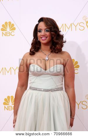 vLOS ANGELES - AUG 25:  Dascha Polanco at the 2014 Primetime Emmy Awards - Arrivals at Nokia at LA Live on August 25, 2014 in Los Angeles, CA