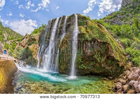 Waterfall Krcic fisheye