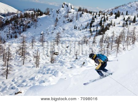 Freeride skiløber