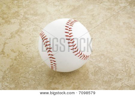 Softbol en fondo Vintage