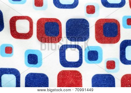 abstract square shape 4th of july background