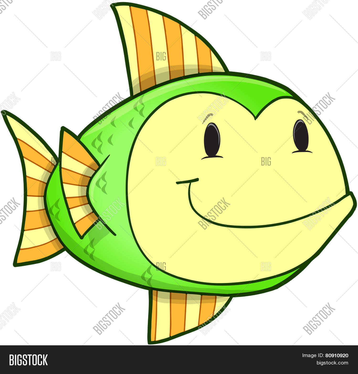 Cute Fish 矢量图和照片(免费试用) | Bigstock